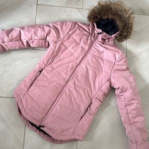 Girls pink RipZone insulated winter coat